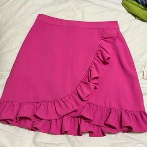 Julie Brown NYC hot pink skirt